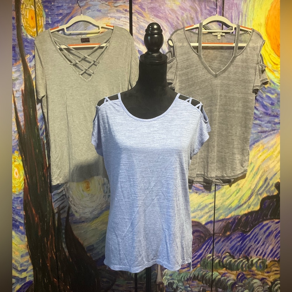 Bundle of 3 S/M weave Tshirts